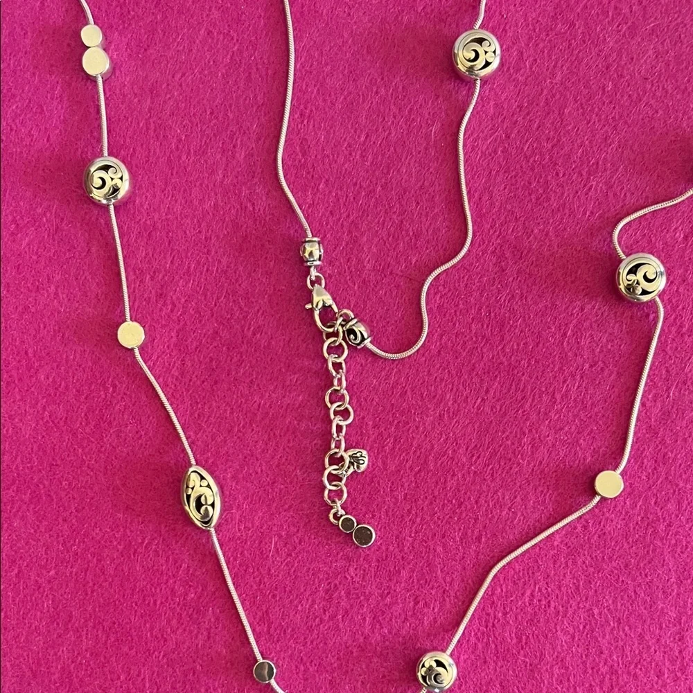 Brighton Silver and Crystal Necklace